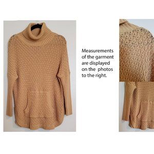 Turtle Neck Cable Knit Sweater - Size M (EUC)